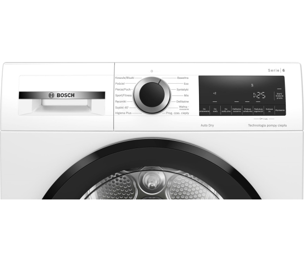 Suszarka Bosch Serie 6 WQG243DKPL 9 kg z pompą ciepła AutoDry EasyClean Filter Program Super 40’ - 1323598 - zdjęcie 5